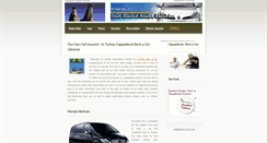 Desktop Screenshot of cappadociarentacar.net